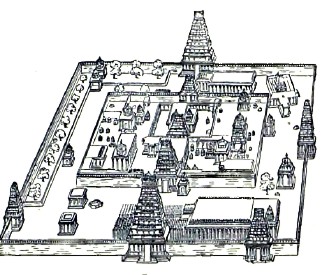 Рис. 3. Храм в Тируналуре, близ Танджора.