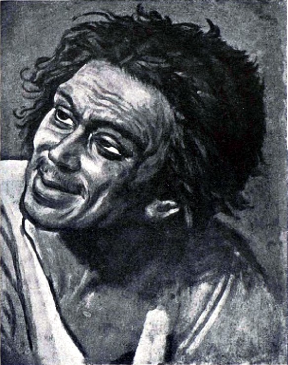 А. А. Иванов (1806-1858). Голова раба. (Румянцевский музей в Москве). 