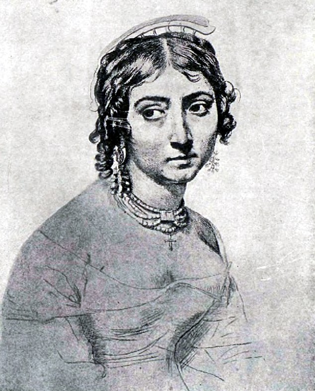 А. А. Иванов (1806-1858). Римская девушка. (Румянцевский музей в Москве). 