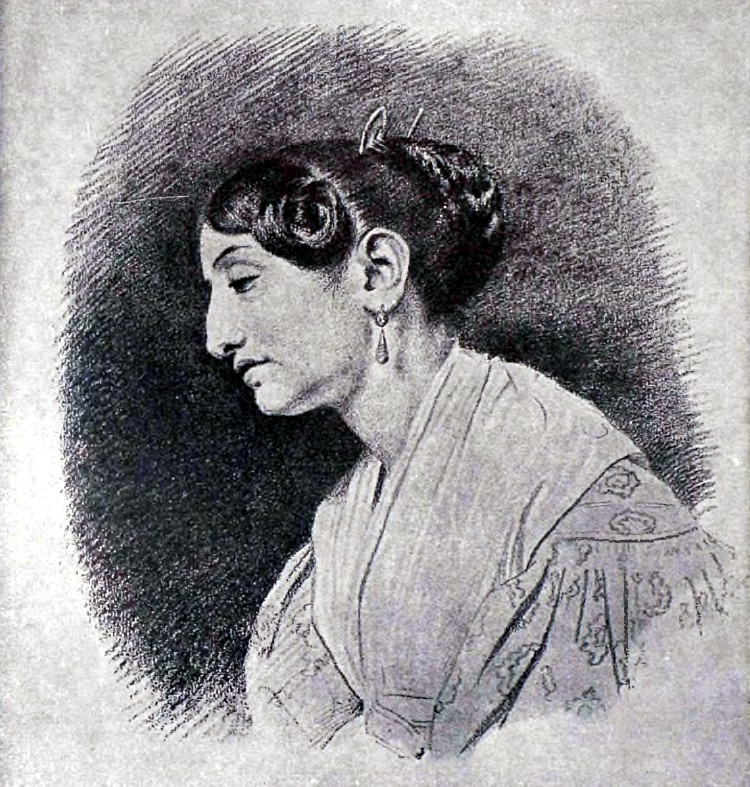 А. А. Иванов (1806-1858). Этюд женщины. (Румянцевский музей в Москве). 