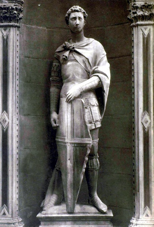 Донателло (1386—1466). Святой Георгий. (Флоренция).