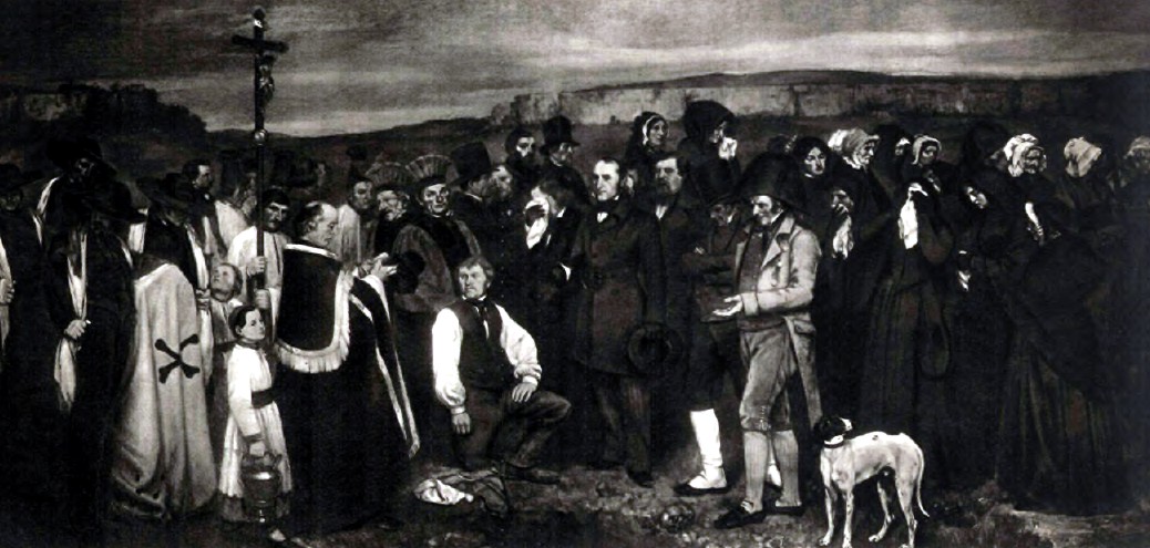 Курбе (1819—1877). Похороны в Орнане