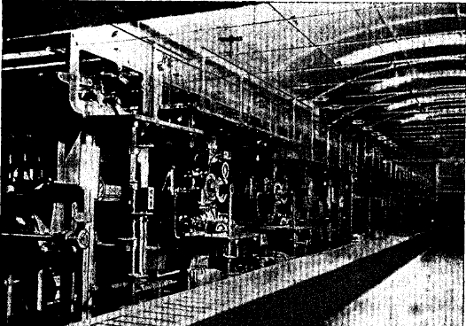 Рис. 21. Печатный зал японской газеты Asahi Shimbun в Осака.