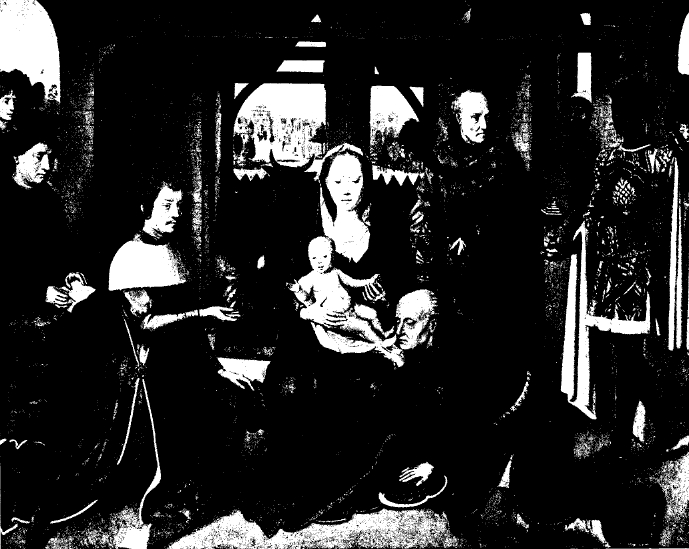 Фламандское и голландское искусство. Ганс Мемлинг (1430/1440—1494). Поклонение волхвов.