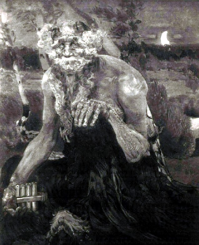 М. А. Врубель (1856-1910). Пан. (Городская галерея П. и С. Третьяковских в Москве).