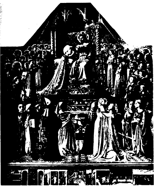 Фра Беато Анджелико (1387—1455). Венчание Богоматери. Париж, Лувр.