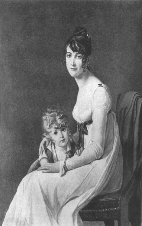 Французское искусство. Жак Луи Давид (1748—1825). Г-жа Ришмон с дочерью.