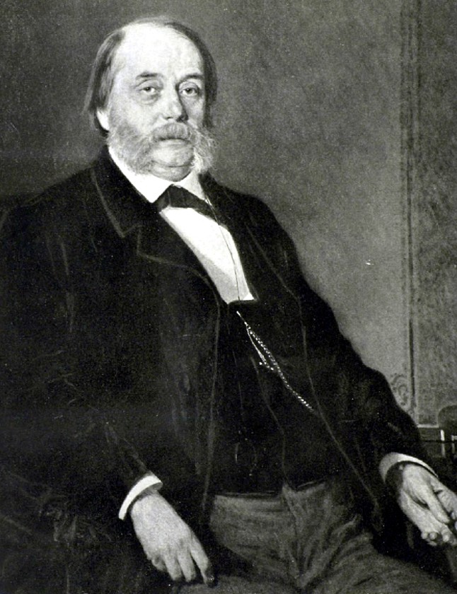 И. А. Гончаров (1812—1891). С портрета, писанного И. Н. Крамским (1837—1887). (Городская галерея П. и С. Третьяковых в Москве.)