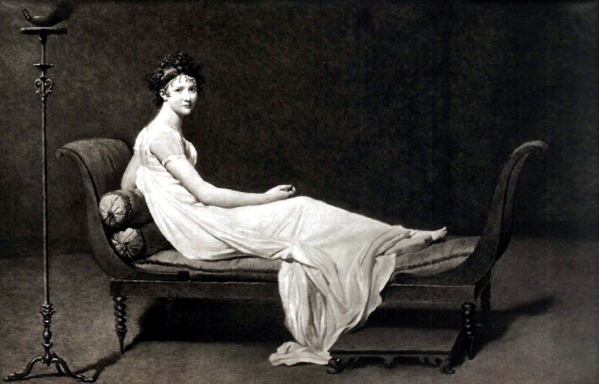 Ж. Давид (1748-1825). Madame Рекамье. С разрешения Ад. Браун и КО в Париже.
